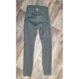 Lululemon Align High-Rise Pants Nulu Green Size 2 Inseam 27" GREAT CONDITION